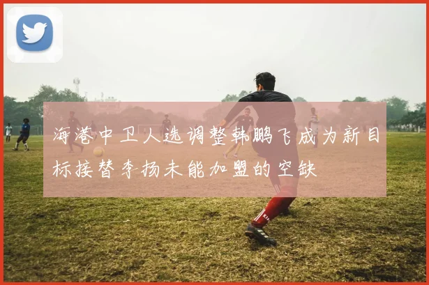 海港中卫人选调整韩鹏飞成为新目标接替李扬未能加盟的空缺